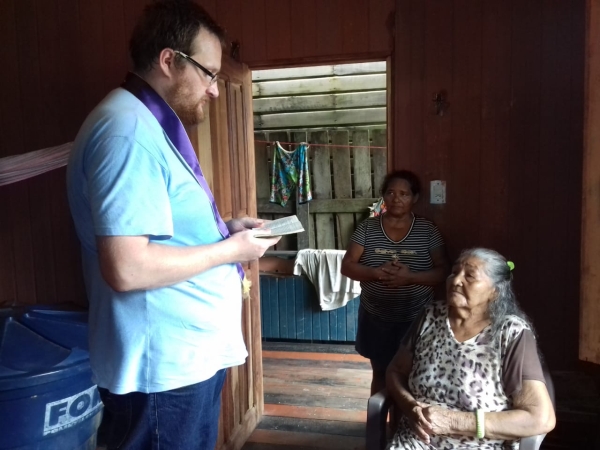 Wizyta u chorych w parafii św. Michała Archanioła w Melgaço